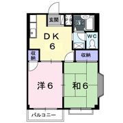 さくらハイツBの間取り画像