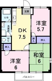 メゾンソレイユAの間取り画像