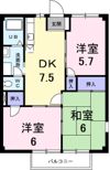 メゾンソレイユAの間取り画像