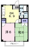 パレス緒川の間取り画像