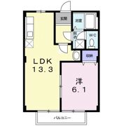 コーポさざんかⅡの間取り画像