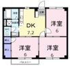 スターヒルズ長島Bの間取り画像