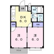 メゾンハナブサⅠの間取り画像