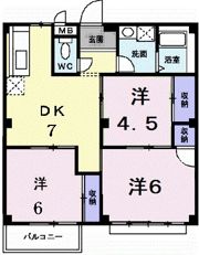 パークハイツ小原田の間取り画像
