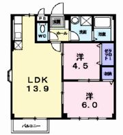 パークハイツ小原田の間取り画像