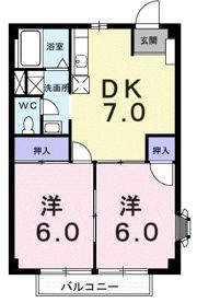 メゾンホワイトの間取り画像
