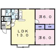 クレストール青葉Bの間取り画像