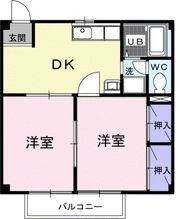 ニューシティ関の間取り画像