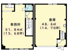 上福岡町倉庫付事務所 2の間取り画像