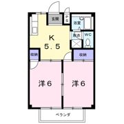 コーポウィンフィールドA棟の間取り画像