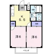 コーポウィンフィールドB棟の間取り画像