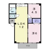 シティハイツエレガントBの間取り画像