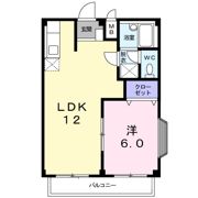 グリーンヒルズBの間取り画像