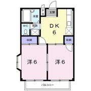 グリーンヒルズBの間取り画像