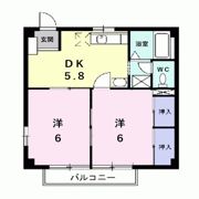 カサヴェルテ若宮の間取り画像