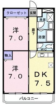 サンフローラルの間取り画像