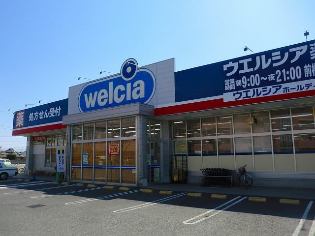 近くのウエルシア前橋上新田店まで850m（徒歩11分）