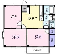 ブランドール土谷Ⅱの間取り画像