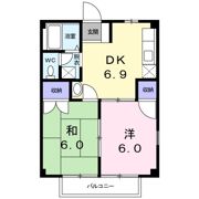 友和ハイツの間取り画像