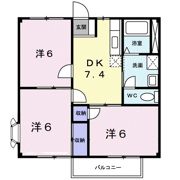 サンハイツハヤシⅡの間取り画像