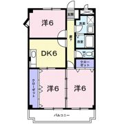ディアコート横山の間取り画像