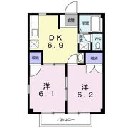 ヴィラ新守谷の間取り画像