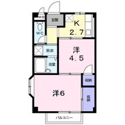 エルディムKの間取り画像