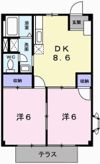 アメニティー白浜Bの間取り画像