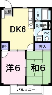 ニューシティヒラタAの間取り画像