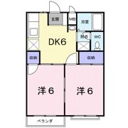 グリーンハイツクドウBの間取り画像