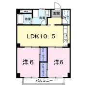 パルネット細川の間取り画像