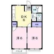 サンラビアン川口Bの間取り画像