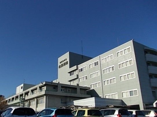 近くの東松山市立市民病院まで1,050m（徒歩14分）