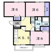 エルディム本町Ⅰの間取り画像