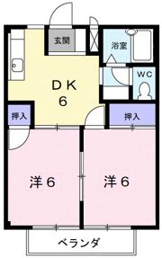 フレンドリータウンAの間取り画像