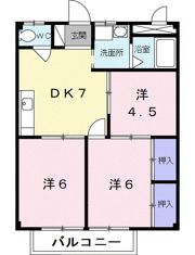 フレンドリータウンBの間取り画像