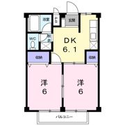 リバーサイドビラⅡの間取り画像