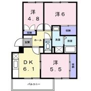 エルディム本町Ⅲの間取り画像