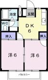 ハイツシャインAの間取り画像