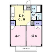 サンライズ皆川Ⅰの間取り画像