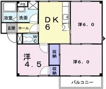 ウィステリアタウンAの間取り画像