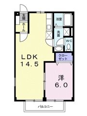 パークハイツYの間取り画像