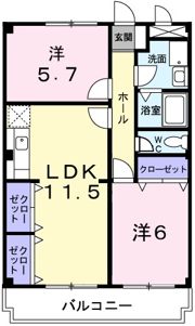 グランフォーレ池上の間取り画像