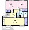メゾンド本城Aの間取り画像