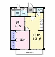 シティハイツ萩B棟の間取り画像