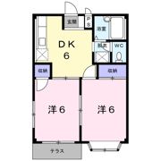 サンライズ永原Aの間取り画像