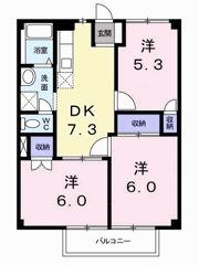 ヴィラBの間取り画像