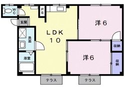 富洲駅前タウンの間取り画像