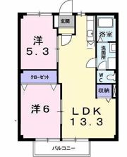 ラールコンホールターベウCの間取り画像