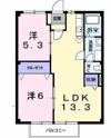 ラールコンホールターベウCの間取り画像